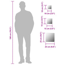 Carica l&#39;immagine nel visualizzatore di Gallery, Set di Specchi da Parete 7 pz in Vetro Quadrato