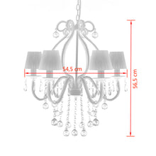 Charger l&#39;image dans la galerie, Lampadario con 2300 Cristalli Bianchi