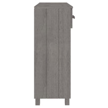 Indlæs billede til gallerivisning Mobiletto Consolle Grigio Chiaro 90x35x90 cm Legno Massello di Pino