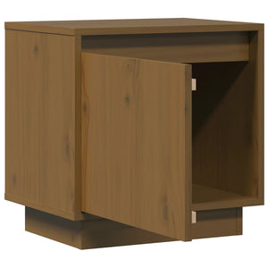 Comodini 2 pz Ambra 40x30x40 cm in Legno Massello di Pino