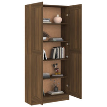 Carica l&#39;immagine nel visualizzatore di Gallery, Libreria/Armadio Rovere Marrone 82,5x30,5x185,5 cm in Legno Multistrato