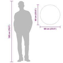 Carica l&#39;immagine nel visualizzatore di Gallery, Specchio da Parete Dorato Ø 60 cm Rotondo