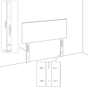 Letto Singolo Maxi (con Materasso) + Ottomana Blu 100x200 cm in Tessuto