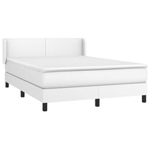 Load image into Gallery viewer, Letto alla Francese (con Materasso) Bianco 140x190 cm in Similpelle