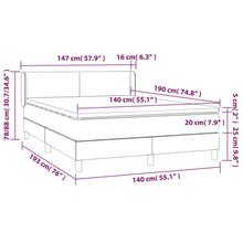 Load image into Gallery viewer, Letto alla Francese (con Materasso) Bianco 140x190 cm in Similpelle