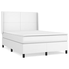 Load image into Gallery viewer, Letto alla Francese (con Materasso) Bianco 140x190 cm in Similpelle