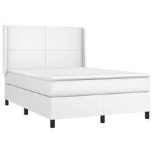 Load image into Gallery viewer, Letto alla Francese (con Materasso) Bianco 140x190 cm in Similpelle