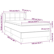 Load image into Gallery viewer, Letto Singolo Maxi (con Materasso) Blu 100x200 cm in Tessuto