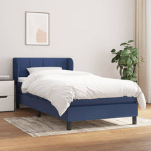 Load image into Gallery viewer, Letto Singolo Maxi (con Materasso) Blu 100x200 cm in Tessuto