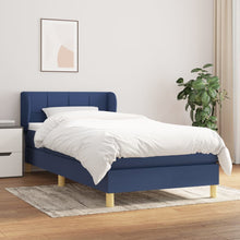 Load image into Gallery viewer, Letto Singolo Maxi (con Materasso) Blu 100x200 cm in Tessuto