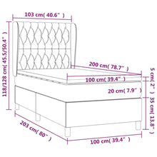 Indlæs billede til gallerivisning Letto Singolo Maxi (con Materasso) Blu 100x200 cm in Tessuto