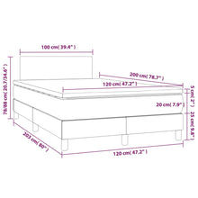 Load image into Gallery viewer, Letto 1 Piazza 1/2 (con Materasso) Blu 120x200 cm in Tessuto