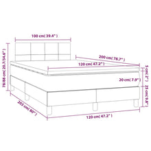 Load image into Gallery viewer, Letto 1 Piazza 1/2 (con Materasso) Blu 120x200 cm in Tessuto