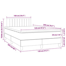 Load image into Gallery viewer, Letto 1 Piazza 1/2 (con Materasso) Blu 120x200 cm in Tessuto