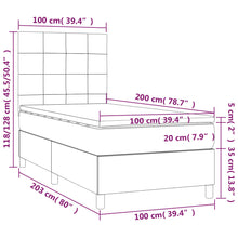 Load image into Gallery viewer, Letto Singolo Maxi (con Materasso) Blu 100x200 cm in Tessuto