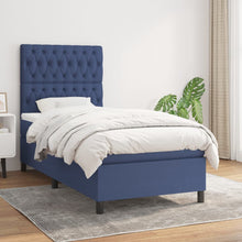 Load image into Gallery viewer, Letto Singolo Maxi (con Materasso) Blu 100x200 cm in Tessuto