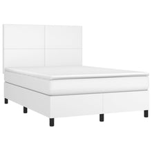 Load image into Gallery viewer, Letto alla Francese (con Materasso) Bianco 140x190 cm in Similpelle