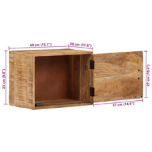 Load image into Gallery viewer, Armadietto a Parete 40x30x25 cm in Legno Massello di Mango