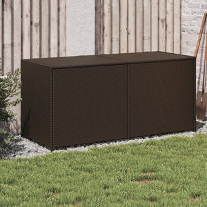 Cassapanca da Giardino Marrone 283L in Polyrattan