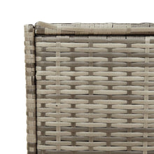 Load image into Gallery viewer, Cassapanca da Giardino Grigio 283L in Polyrattan