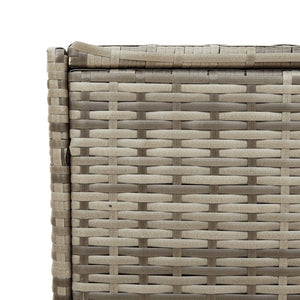 Cassapanca da Giardino Grigio 283L in Polyrattan