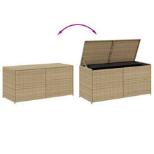 Carica l&#39;immagine nel visualizzatore di Gallery, Cassapanca da Giardino Beige Misto 283L in Polyrattan