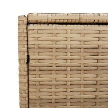 Carica l&#39;immagine nel visualizzatore di Gallery, Cassapanca da Giardino con Ruote Beige Misto 283L Polyrattan