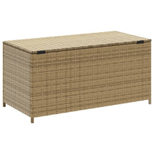 Carica l&#39;immagine nel visualizzatore di Gallery, Cassapanca da Giardino Beige Misto 190L in Polyrattan