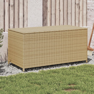 Cassapanca da Giardino Beige Misto 190L in Polyrattan