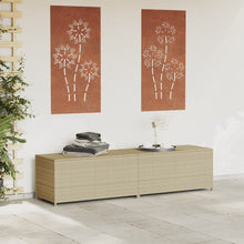 Load image into Gallery viewer, Cassapanca da Giardino Beige Misto 469L in Polyrattan