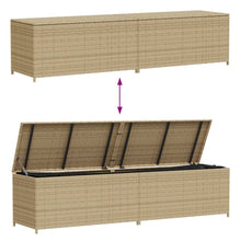 Load image into Gallery viewer, Cassapanca da Giardino Beige Misto 469L in Polyrattan