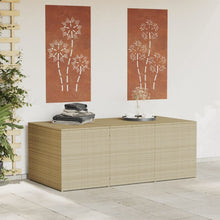 Charger l&#39;image dans la galerie, Cassapanca da Giardino Beige Misto 984L in Polyrattan