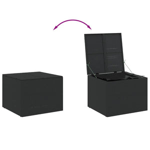 Box da Giardino Nero 291L in Polyrattan