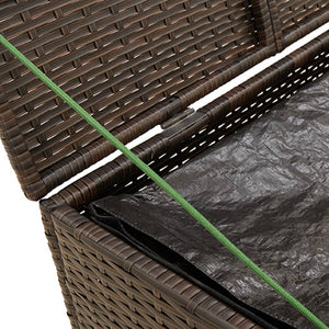 Box da Giardino Marrone 291L in Polyrattan