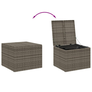 Box da Giardino Grigio 291L in Polyrattan