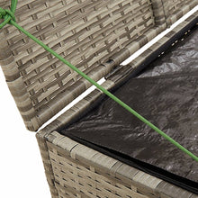 Carica l&#39;immagine nel visualizzatore di Gallery, Box da Giardino Grigio 291L in Polyrattan