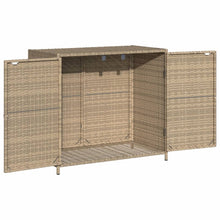 Indlæs billede til gallerivisning Armadietto Portaoggetti da Giardino Beige 83x45x76 cm in Polyrattan