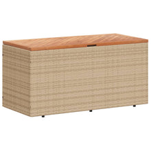 Indlæs billede til gallerivisning Cassapanca da Giardino Beige 110x50x54 cm in Polyrattan e Acacia