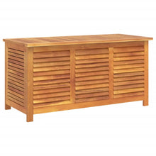 Indlæs billede til gallerivisning Cassapanca da Giardino con Feritoia 113x50x56cm in Massello d&#39;Acacia