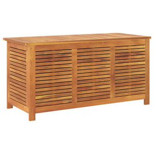 Cassapanca da Giardino con Feritoia 113x50x56cm in Massello d'Acacia