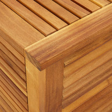 Charger l&#39;image dans la galerie, Cassapanca da Giardino con Feritoia 150x50x56cm in Massello d&#39;Acacia