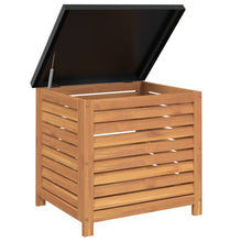 Indlæs billede til gallerivisning Box con Cuscino da Giardino 60x50x55 cm in Legno Massello di Acacia