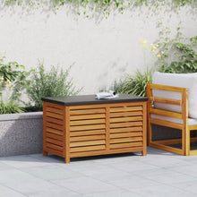 Indlæs billede til gallerivisning Cassapanca da Giardino 90x48x55 cm in Legno Massello di Acacia