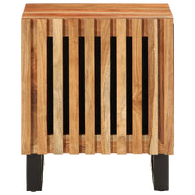 Indlæs billede til gallerivisning Comodini 2pz 40x34x46 cm in Legno Massello di Acacia