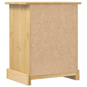 Mobiletto Cassettiera 3 Cassetti 53x39x66 cm in Legno Massello di Pino