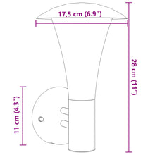 Charger l&#39;image dans la galerie, Applique da Esterno 2 pz Argento in Acciaio Inossidabile