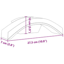 Carica l&#39;immagine nel visualizzatore di Gallery, Applique per Esterni con LED 2 pz Nere in Alluminio Pressofuso