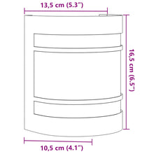 Carica l&#39;immagine nel visualizzatore di Gallery, Applique da Esterno 2 pz Argento in Acciaio Inossidabile