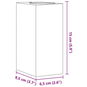 Applique da Parete per Esterni 2 pz Nere in Alluminio Pressofuso