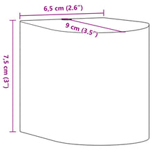 Carica l&#39;immagine nel visualizzatore di Gallery, Applique per Esterni Nera in Alluminio Pressofuso